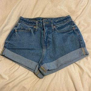 Highest rise mom shorts